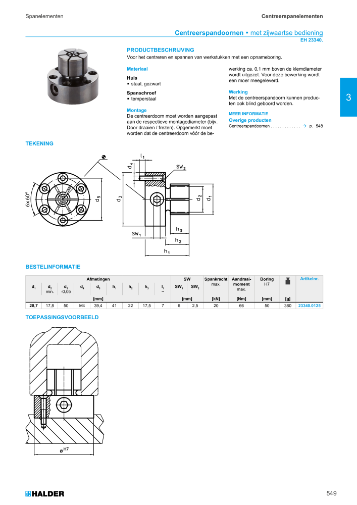 HALDER Hoofdcatalogus Normdelen NR.: 21021 - Pagina 549