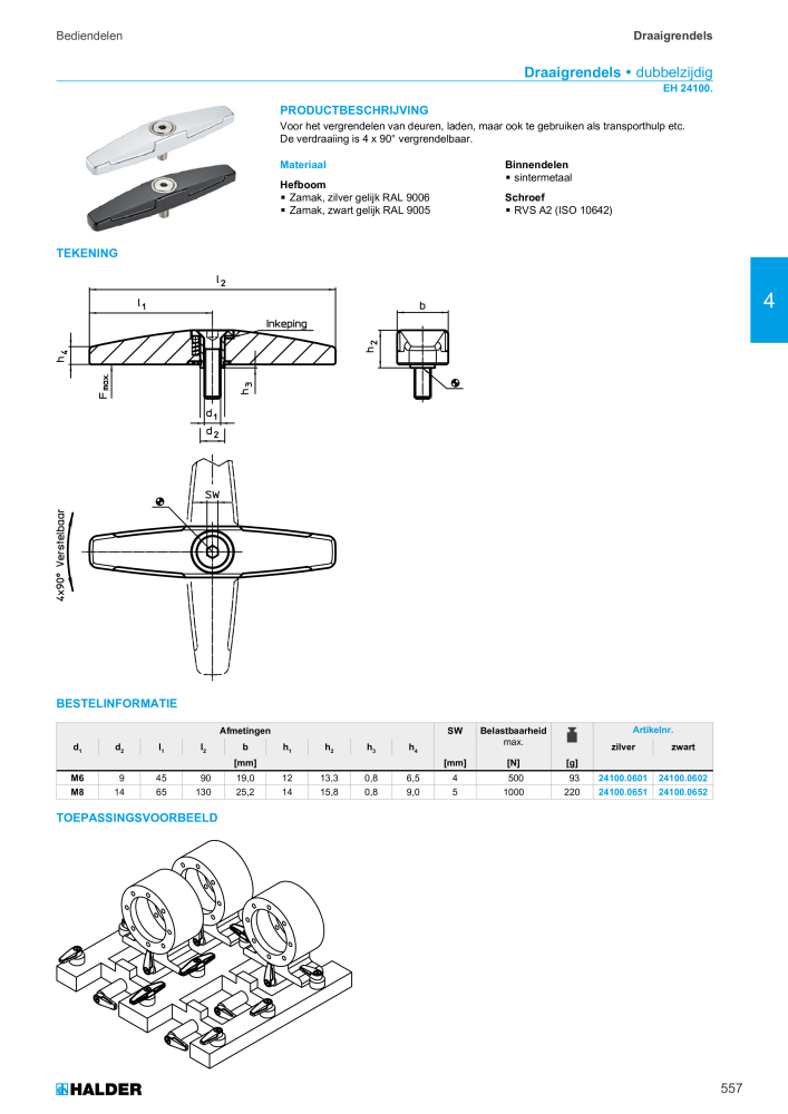 HALDER Hoofdcatalogus Normdelen NR.: 21021 - Pagina 557