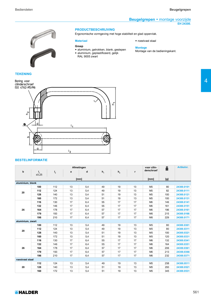 HALDER Hoofdcatalogus Normdelen NR.: 21021 - Pagina 561