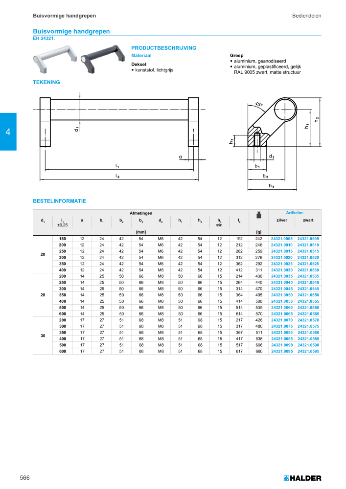 HALDER Hoofdcatalogus Normdelen NR.: 21021 - Pagina 566