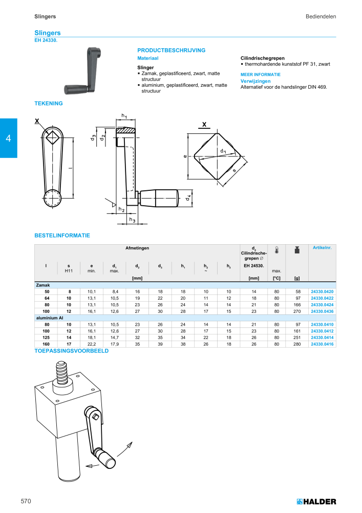 HALDER Hoofdcatalogus Normdelen NR.: 21021 - Pagina 570
