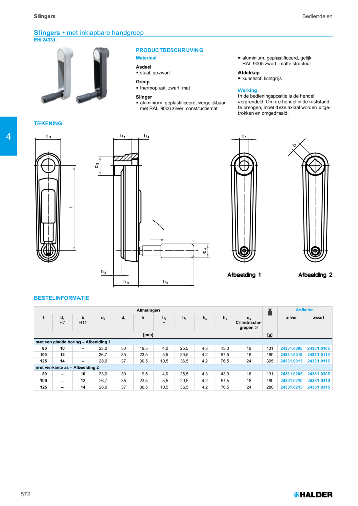 HALDER Hoofdcatalogus Normdelen NR.: 21021 - Pagina 572