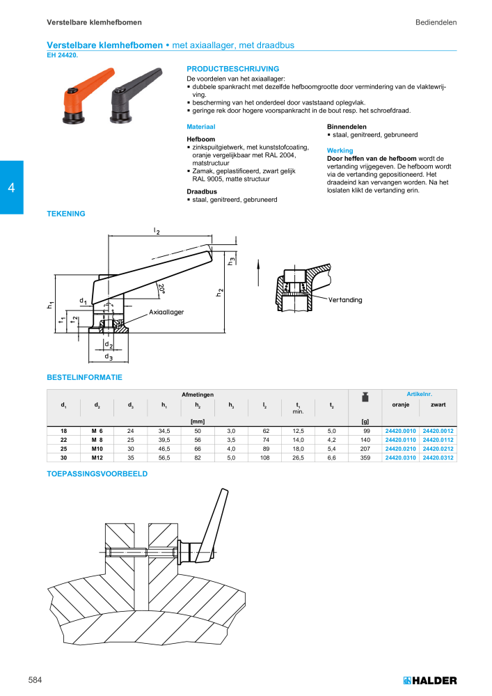 HALDER Hoofdcatalogus Normdelen NR.: 21021 - Pagina 584