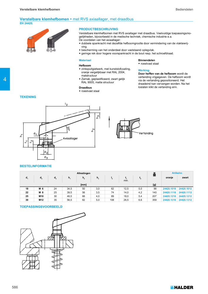 HALDER Hoofdcatalogus Normdelen NR.: 21021 - Pagina 586