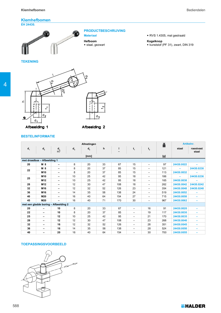 HALDER Hoofdcatalogus Normdelen NR.: 21021 - Pagina 588