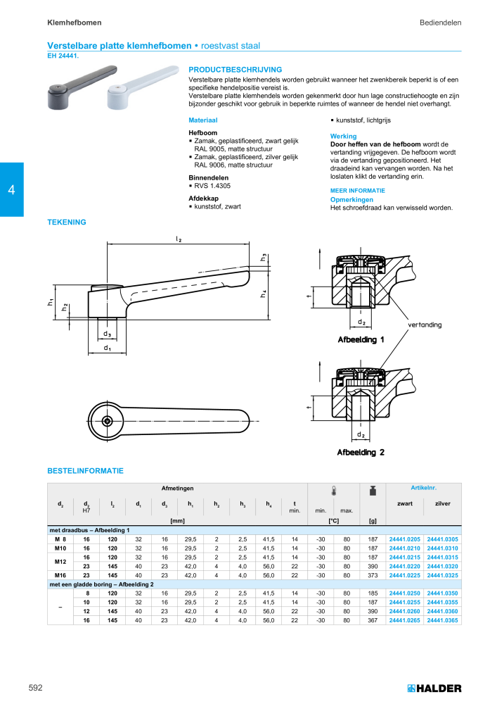 HALDER Hoofdcatalogus Normdelen NR.: 21021 - Pagina 592