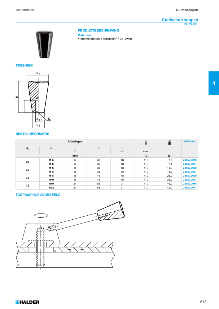 HALDER Hoofdcatalogus Normdelen NR.: 21021 - Pagina 619