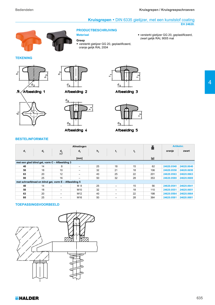 HALDER Hoofdcatalogus Normdelen NR.: 21021 - Pagina 635