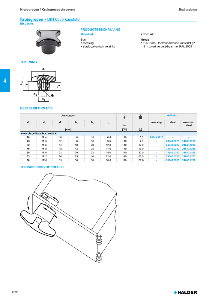 HALDER Hoofdcatalogus Normdelen NR.: 21021 - Pagina 638