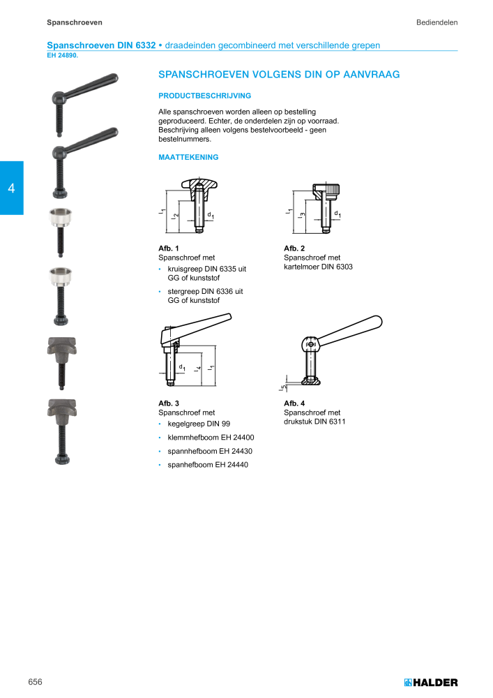 HALDER Hoofdcatalogus Normdelen NO.: 21021 - Page 656