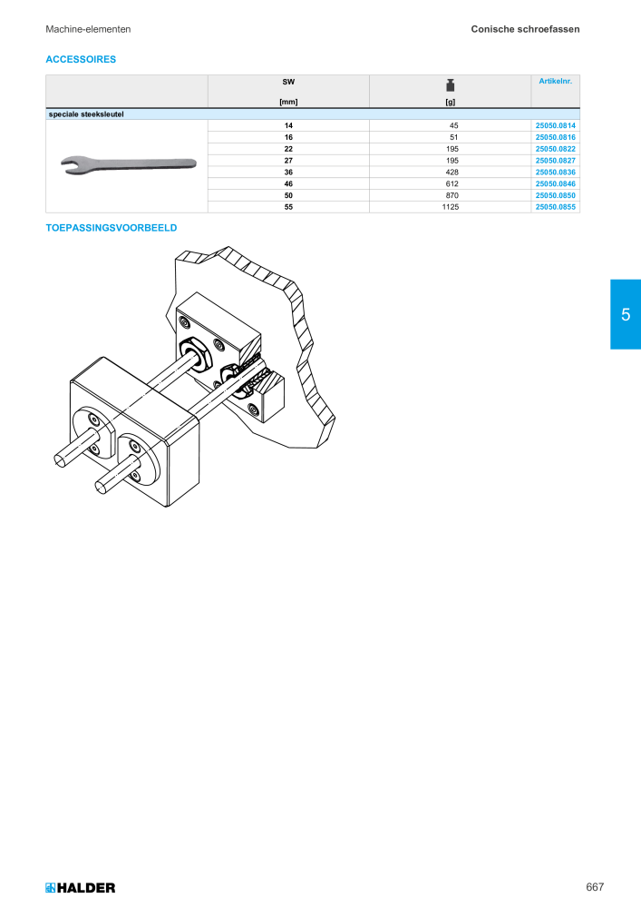 HALDER Hoofdcatalogus Normdelen NR.: 21021 - Pagina 667