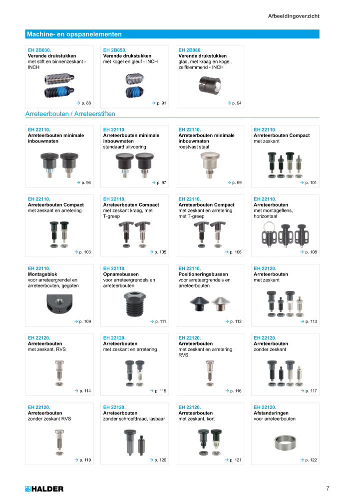 HALDER Hoofdcatalogus Normdelen NR.: 21021 - Pagina 7