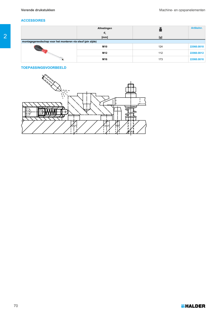 HALDER Hoofdcatalogus Normdelen NO.: 21021 - Page 70