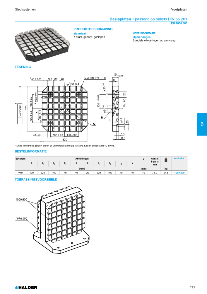 HALDER Hoofdcatalogus Normdelen NR.: 21021 - Seite 711
