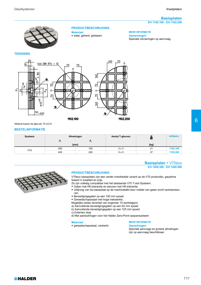 HALDER Hoofdcatalogus Normdelen NR.: 21021 - Pagina 717
