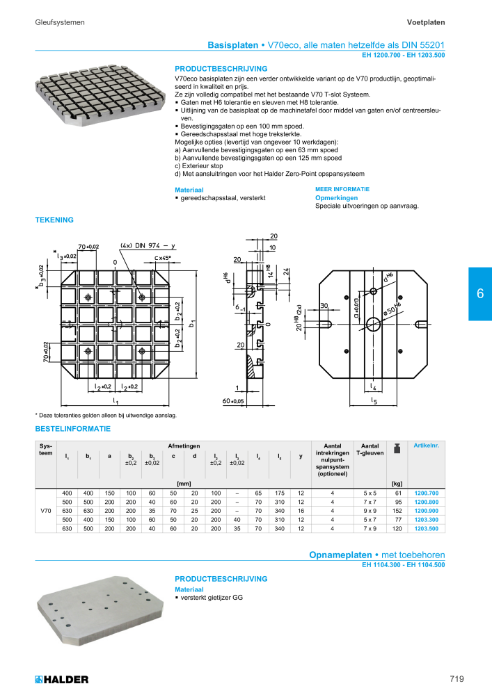HALDER Hoofdcatalogus Normdelen NR.: 21021 - Pagina 719