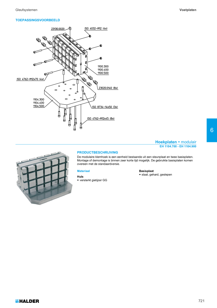 HALDER Hoofdcatalogus Normdelen NR.: 21021 - Pagina 721