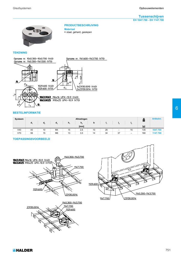 HALDER Hoofdcatalogus Normdelen NR.: 21021 - Strona 751