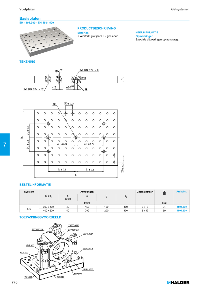 HALDER Hoofdcatalogus Normdelen NR.: 21021 - Pagina 770