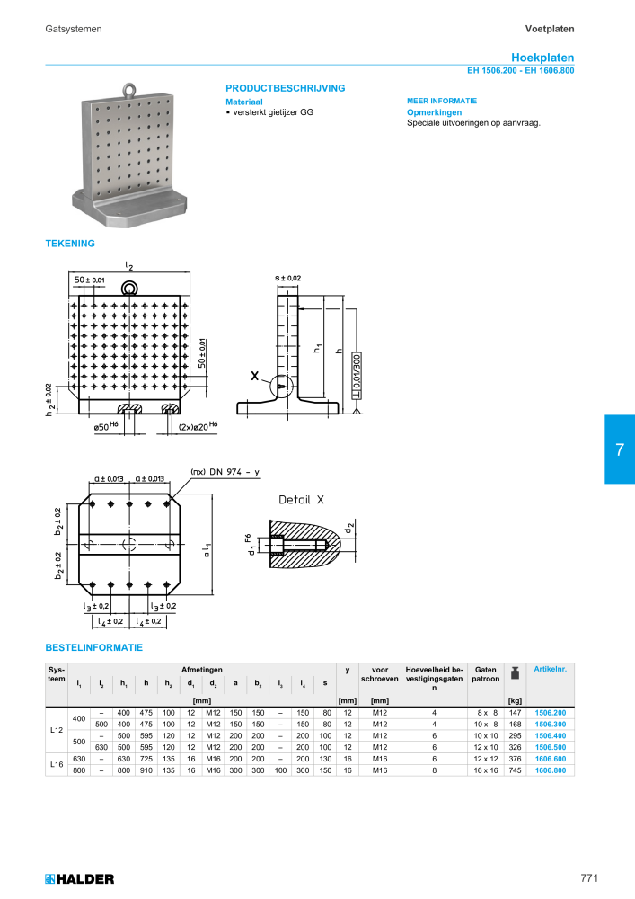 HALDER Hoofdcatalogus Normdelen NR.: 21021 - Pagina 771