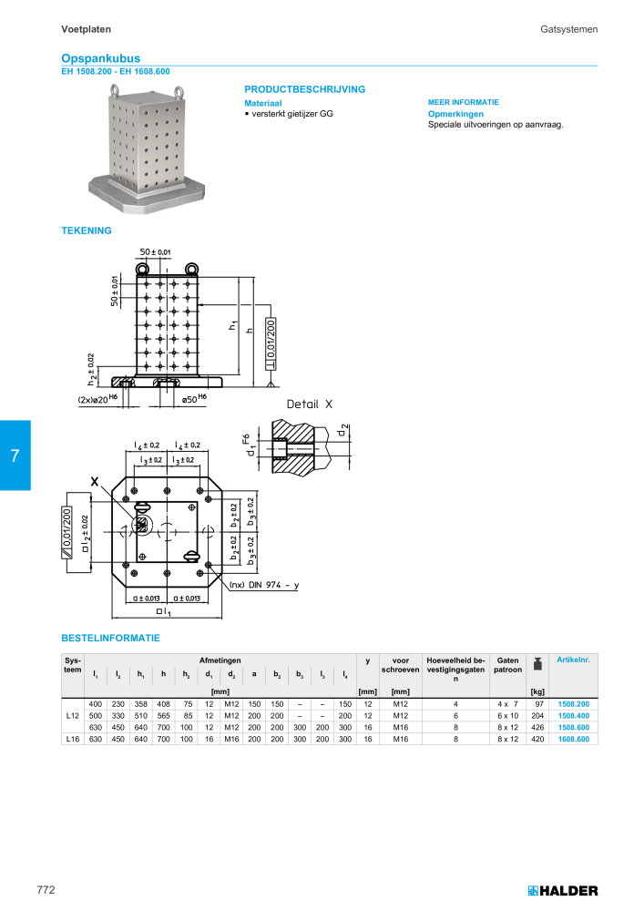 HALDER Hoofdcatalogus Normdelen NR.: 21021 - Pagina 772