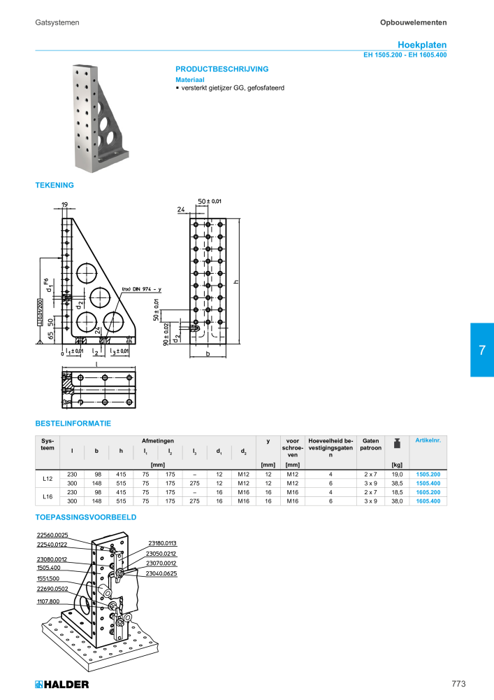 HALDER Hoofdcatalogus Normdelen NR.: 21021 - Pagina 773
