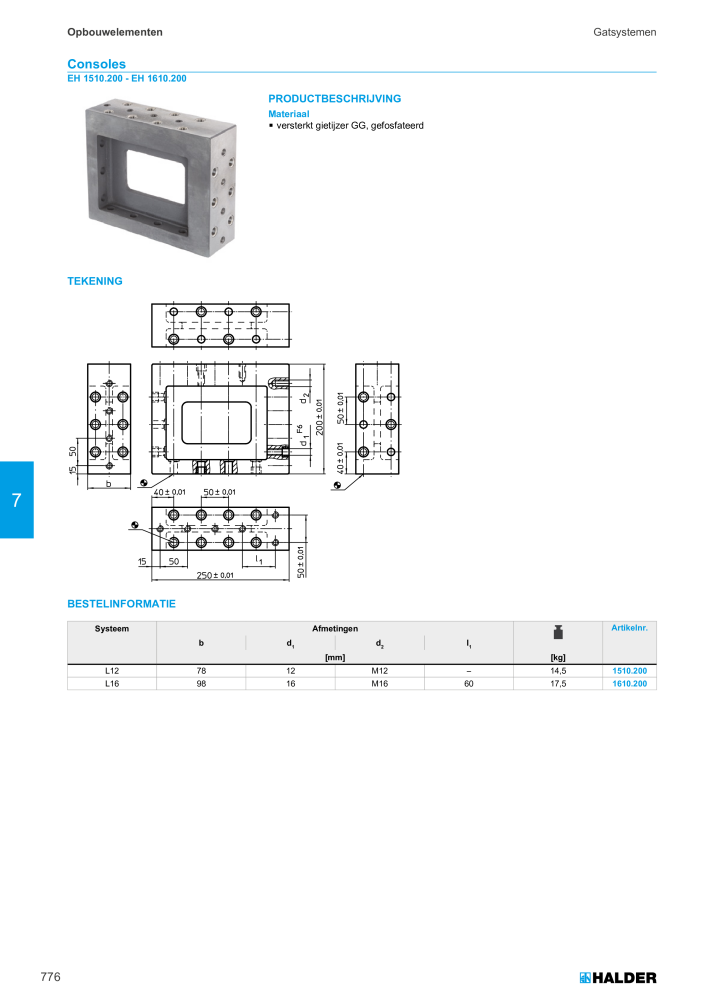 HALDER Hoofdcatalogus Normdelen NR.: 21021 - Pagina 776