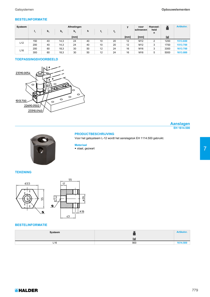 HALDER Hoofdcatalogus Normdelen NR.: 21021 - Pagina 779