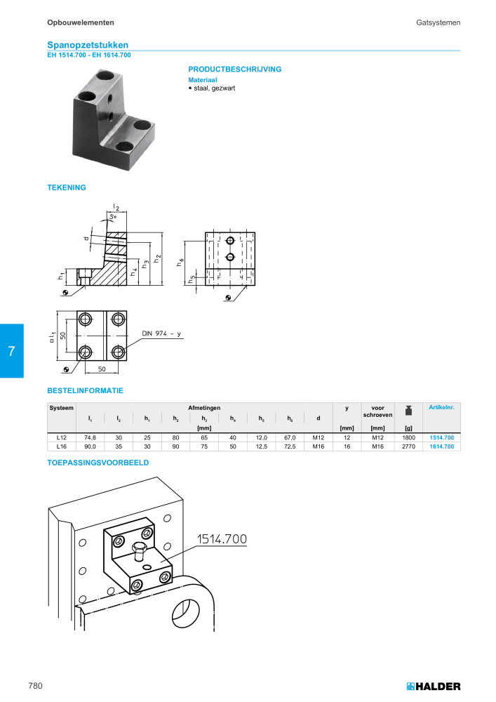 HALDER Hoofdcatalogus Normdelen NR.: 21021 - Pagina 780