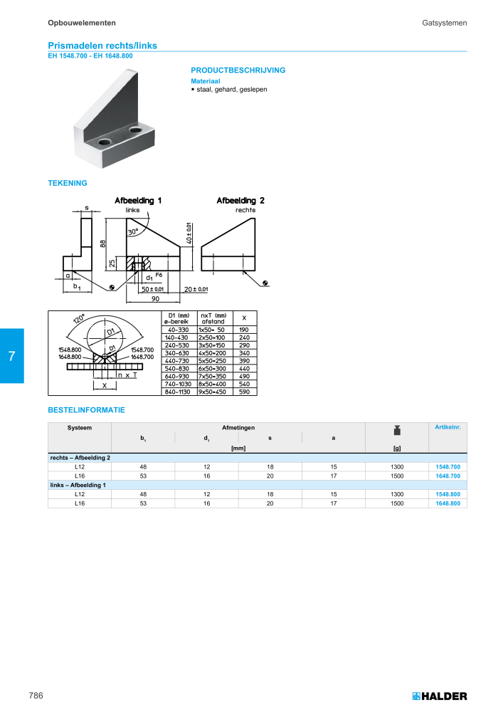 HALDER Hoofdcatalogus Normdelen NR.: 21021 - Pagina 786