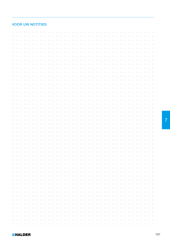 HALDER Hoofdcatalogus Normdelen NR.: 21021 - Pagina 797