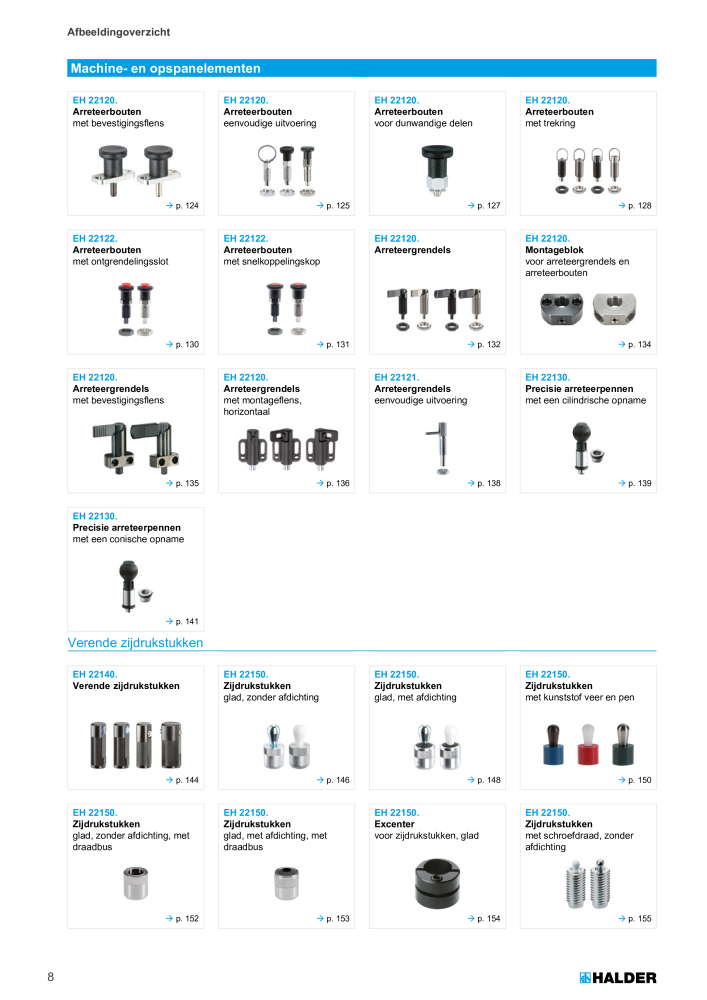 HALDER Hoofdcatalogus Normdelen NR.: 21021 - Pagina 8