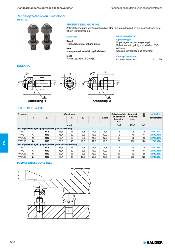 HALDER Hoofdcatalogus Normdelen NR.: 21021 - Pagina 808
