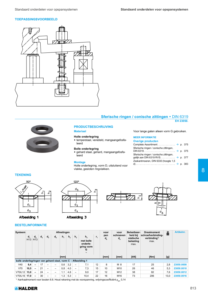 HALDER Hoofdcatalogus Normdelen NR.: 21021 - Pagina 813