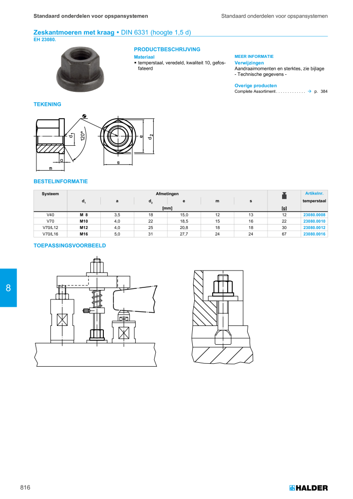 HALDER Hoofdcatalogus Normdelen NR.: 21021 - Seite 816
