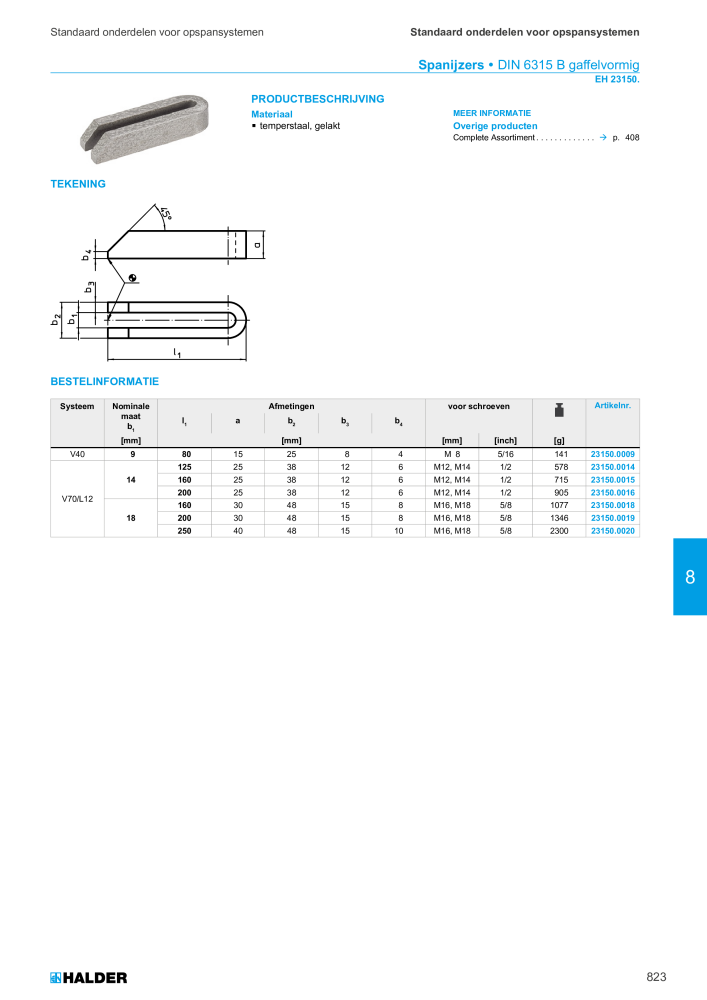 HALDER Hoofdcatalogus Normdelen NR.: 21021 - Pagina 823