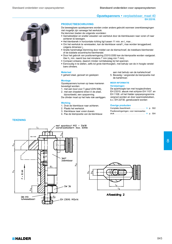 HALDER Hoofdcatalogus Normdelen NR.: 21021 - Pagina 845