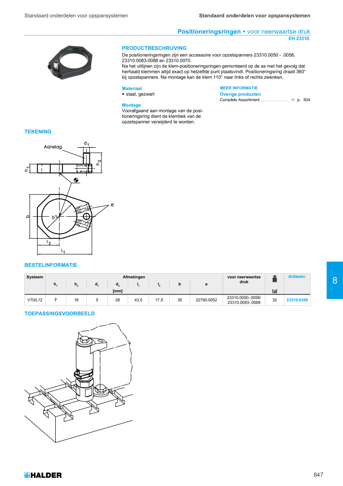 HALDER Hoofdcatalogus Normdelen NR.: 21021 - Pagina 847