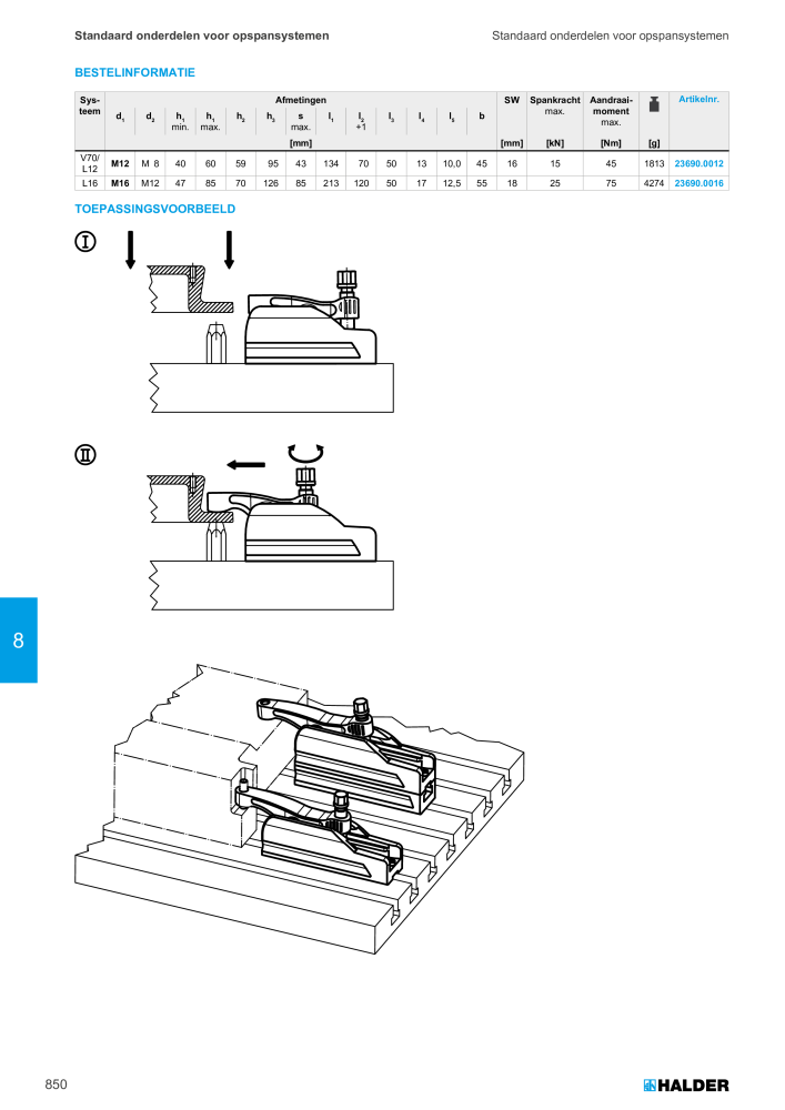HALDER Hoofdcatalogus Normdelen NR.: 21021 - Pagina 850