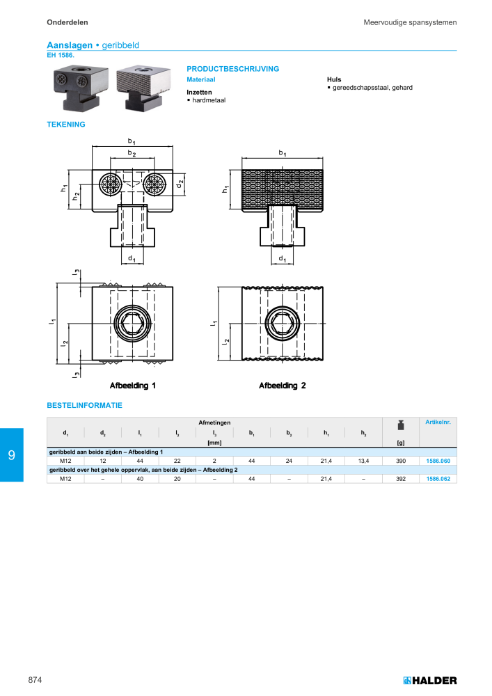 HALDER Hoofdcatalogus Normdelen NR.: 21021 - Pagina 874