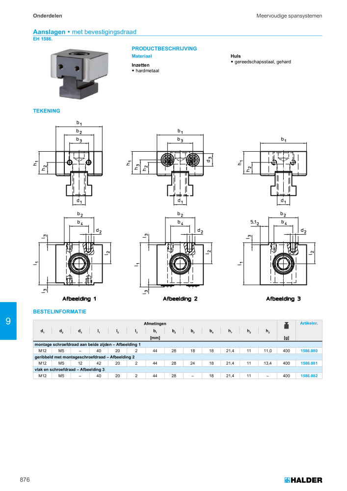 HALDER Hoofdcatalogus Normdelen NR.: 21021 - Pagina 876