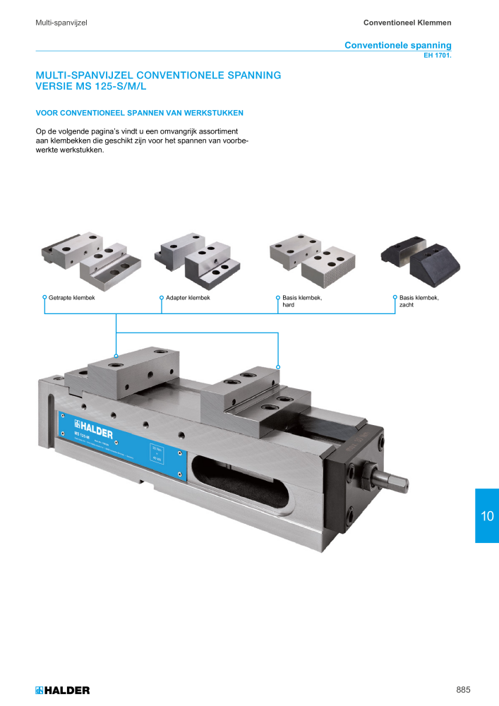 HALDER Hoofdcatalogus Normdelen NR.: 21021 - Pagina 885