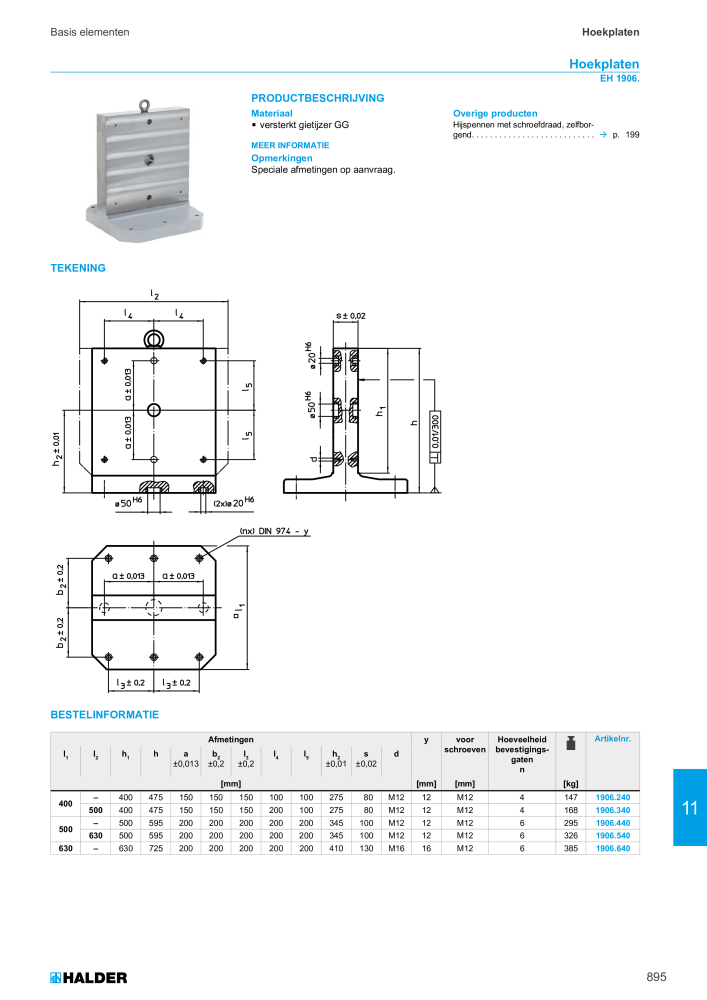 HALDER Hoofdcatalogus Normdelen NR.: 21021 - Pagina 895