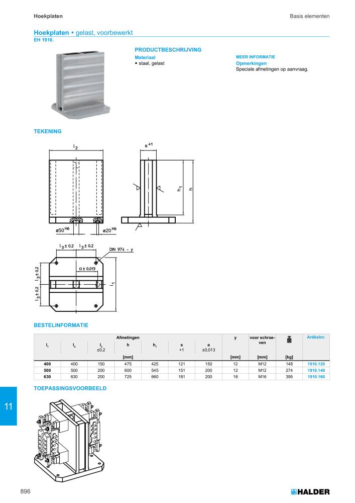 HALDER Hoofdcatalogus Normdelen NR.: 21021 - Pagina 896