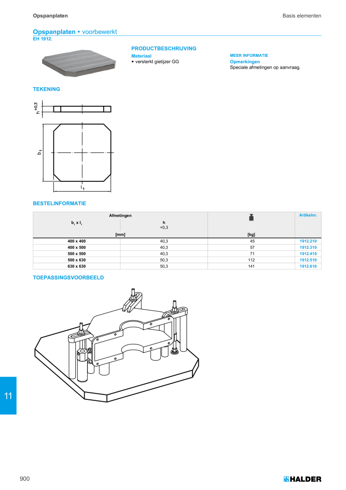 HALDER Hoofdcatalogus Normdelen NR.: 21021 - Pagina 900