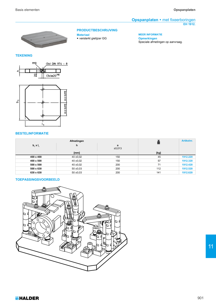 HALDER Hoofdcatalogus Normdelen NR.: 21021 - Pagina 901