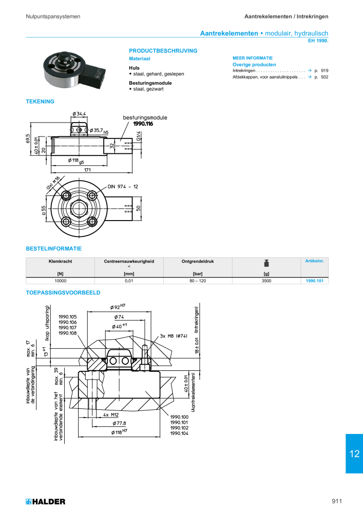 HALDER Hoofdcatalogus Normdelen n.: 21021 - Pagina 911