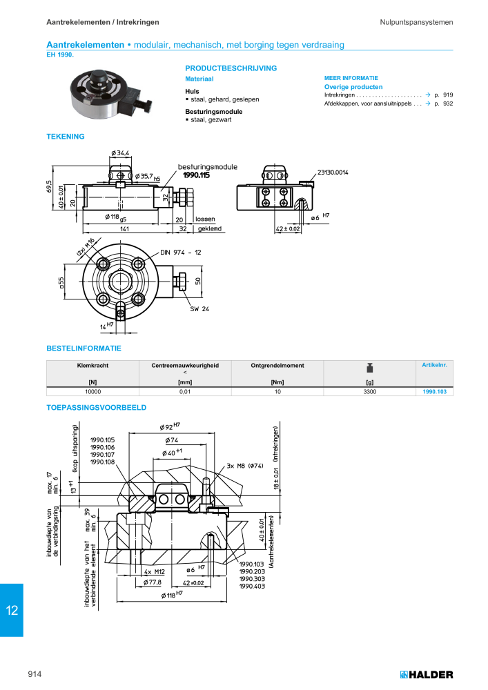 HALDER Hoofdcatalogus Normdelen NR.: 21021 - Pagina 914