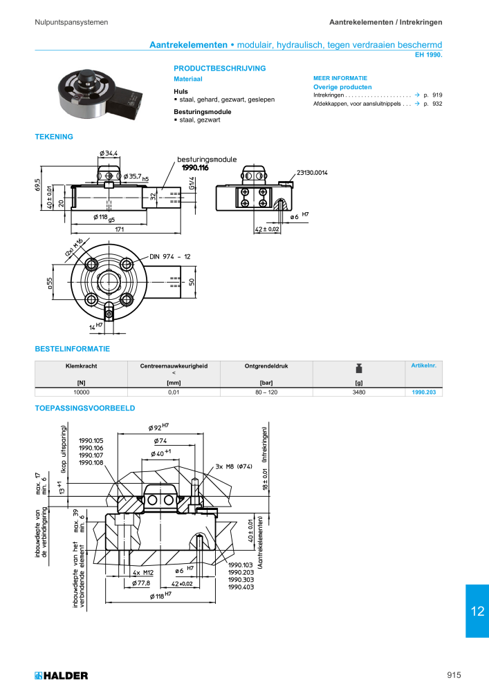 HALDER Hoofdcatalogus Normdelen NR.: 21021 - Pagina 915