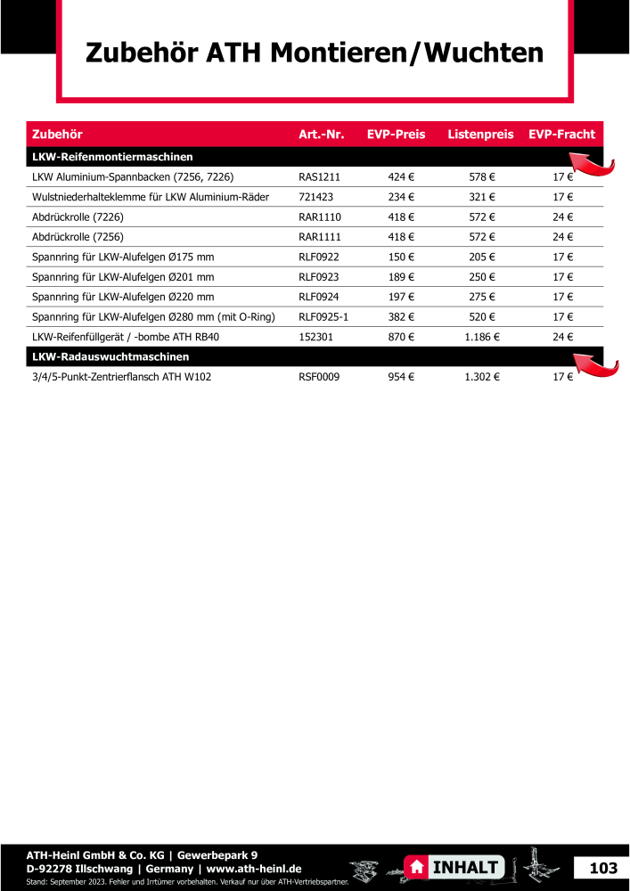 ATH Heinl - Katalog NR.: 21023 - Seite 103